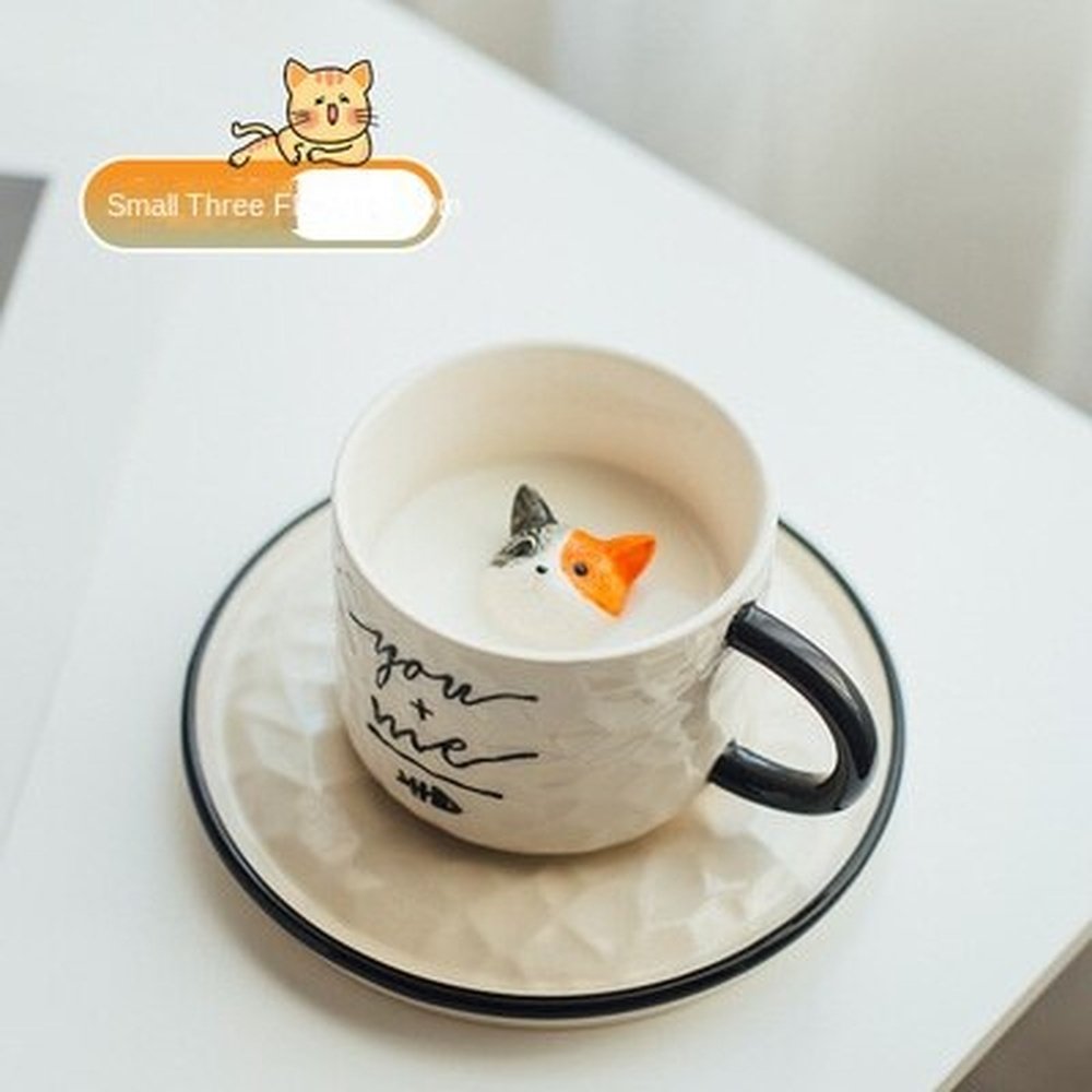 Ceramic Pet Cat 3D Mug-Furever Adorable