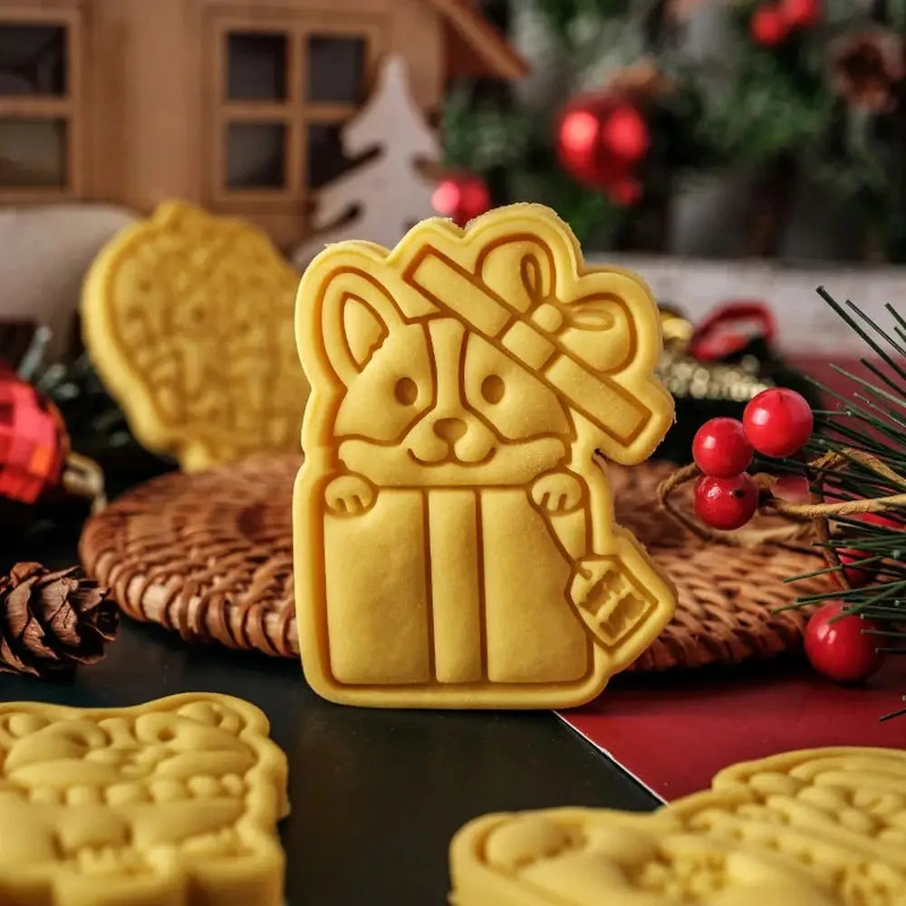 Corgi Christmas Cookie Cutter Set-Furever Adorable