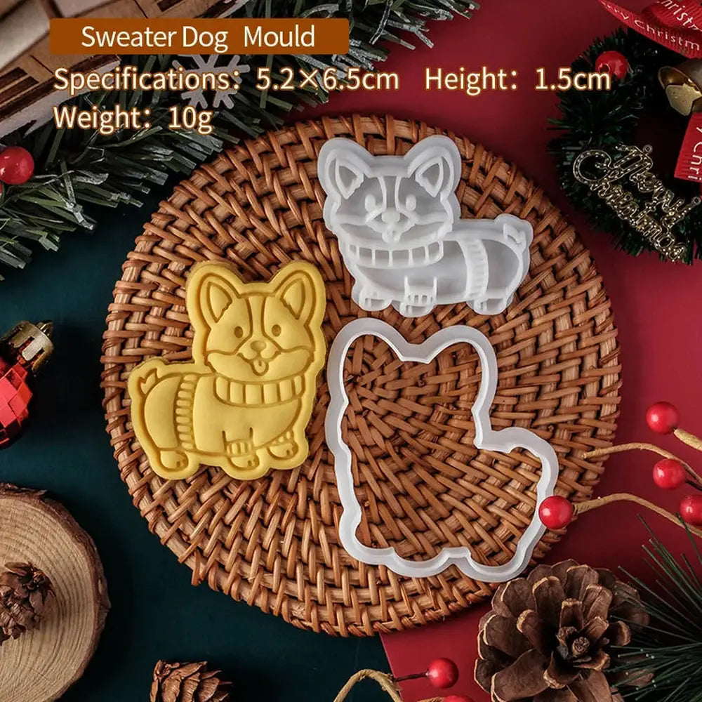 Corgi Christmas Cookie Cutter Set-Furever Adorable