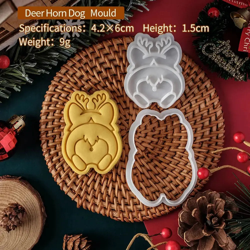 Corgi Christmas Cookie Cutter Set-Furever Adorable