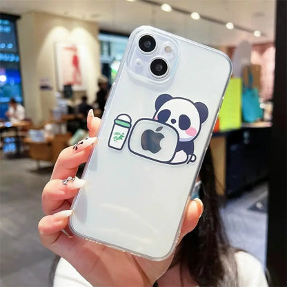 Creative Panda Overtime Phone Case-Furever Adorable