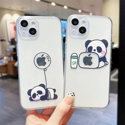 Creative Panda Overtime Phone Case-Furever Adorable