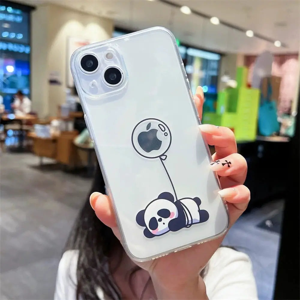 Creative Panda Overtime Phone Case-Furever Adorable