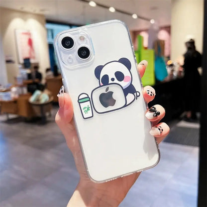 Creative Panda Overtime Phone Case-Furever Adorable