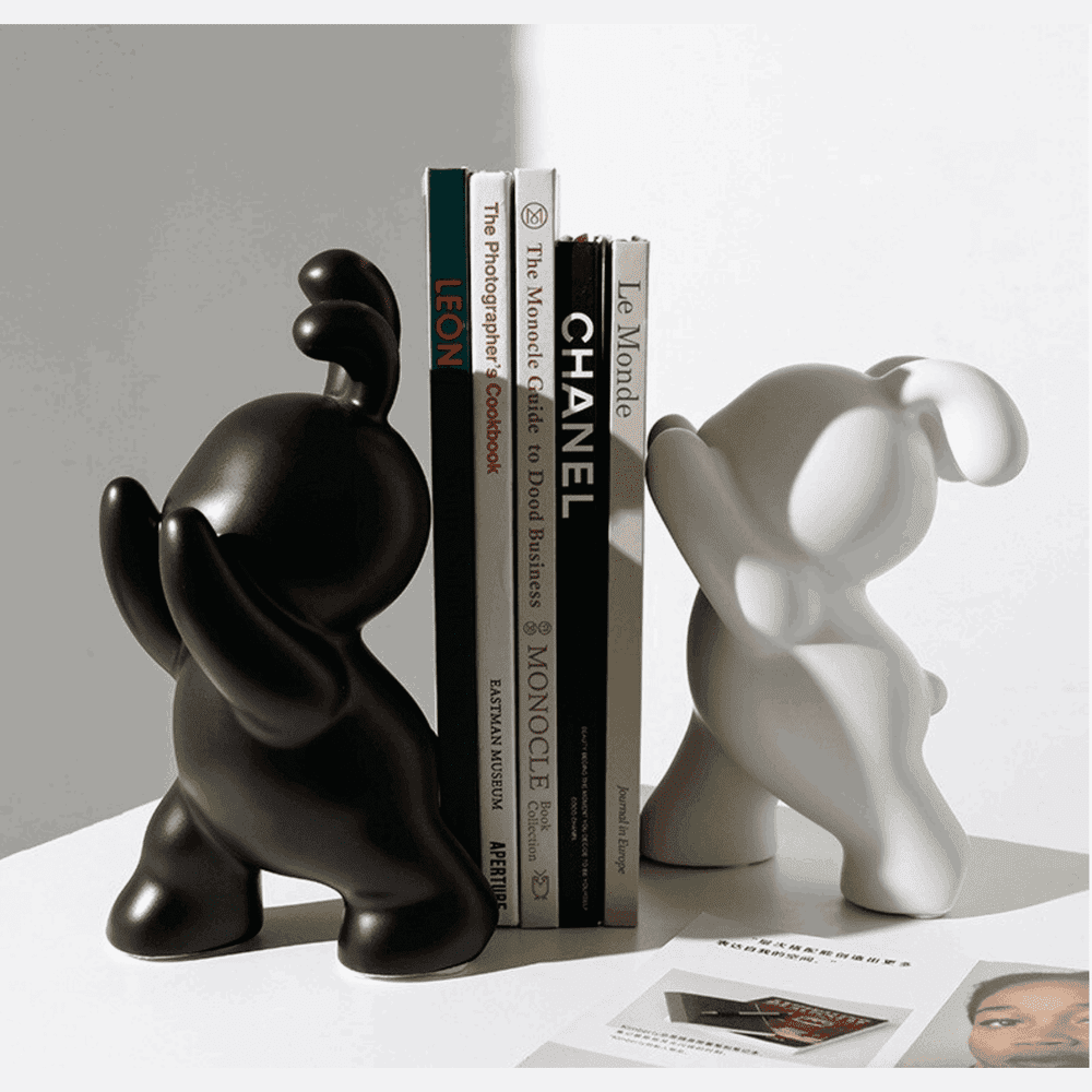 Creative Rabbit Bookend-Furever Adorable