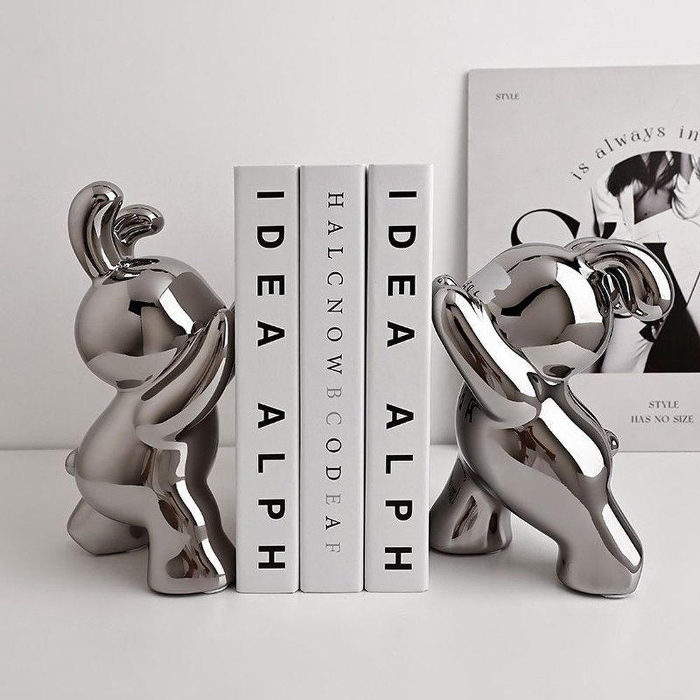 Creative Rabbit Bookend-Furever Adorable