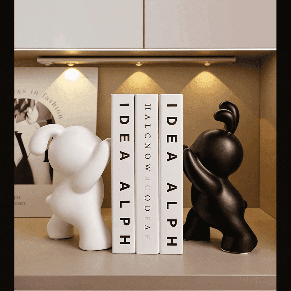 Creative Rabbit Bookend-Furever Adorable