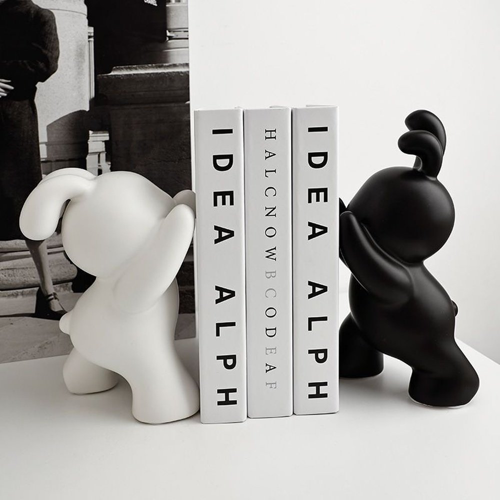 Creative Rabbit Bookend-Furever Adorable