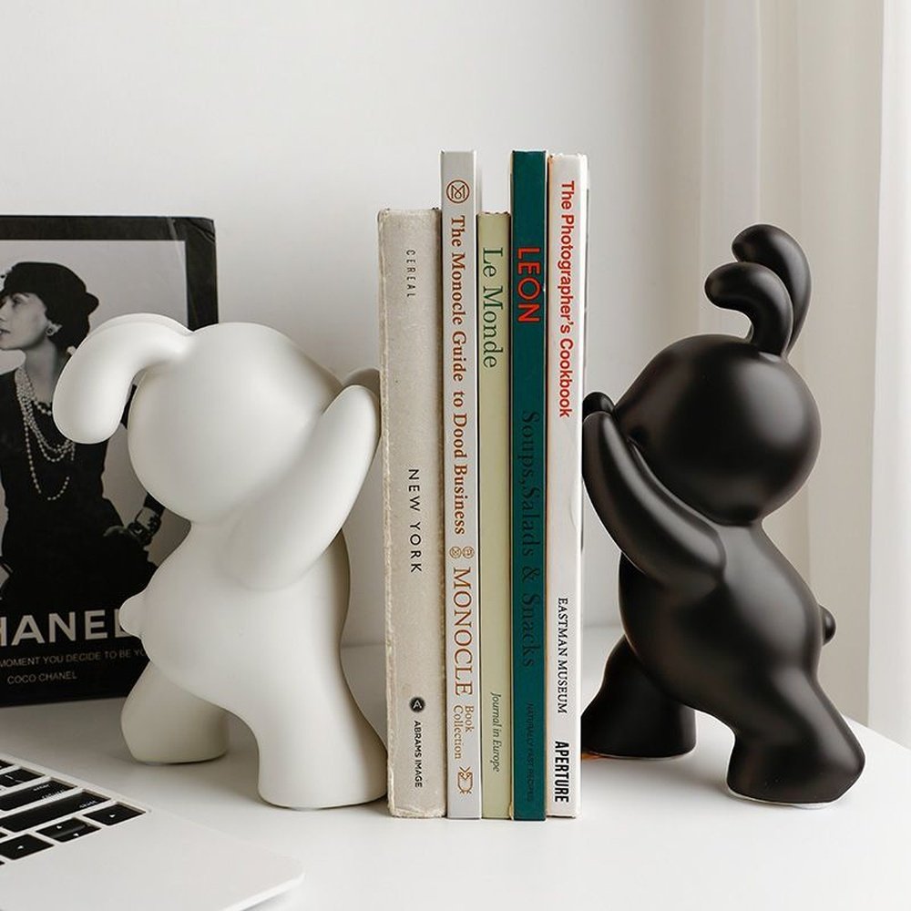 Creative Rabbit Bookend-Furever Adorable