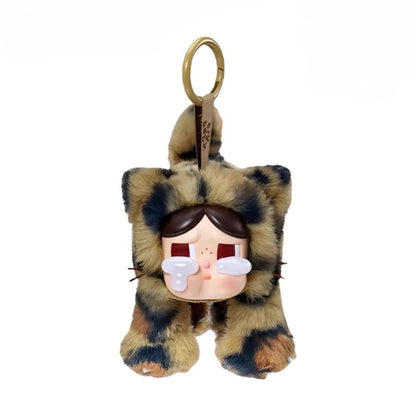Genuine Crybaby Wild But Cutie Leopard Cat Series Vinyl Plush Blind Box Keychain Bag Pendant Cute Design Limited Edition Gift Furever Adorable