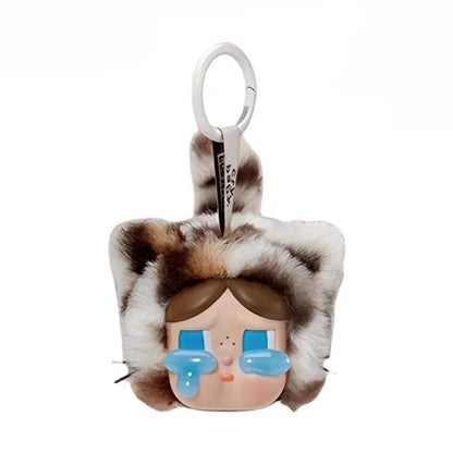 Genuine Crybaby Wild But Cutie Leopard Cat Series Vinyl Plush Blind Box Keychain Bag Pendant Cute Design Limited Edition Gift Furever Adorable
