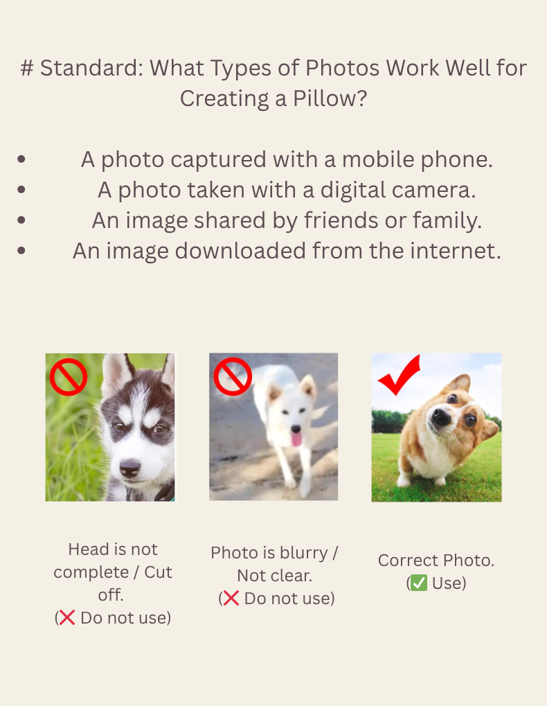 Custom Pet Photo Pillow: Hug Your Furry Best Friend! Furever Adorable