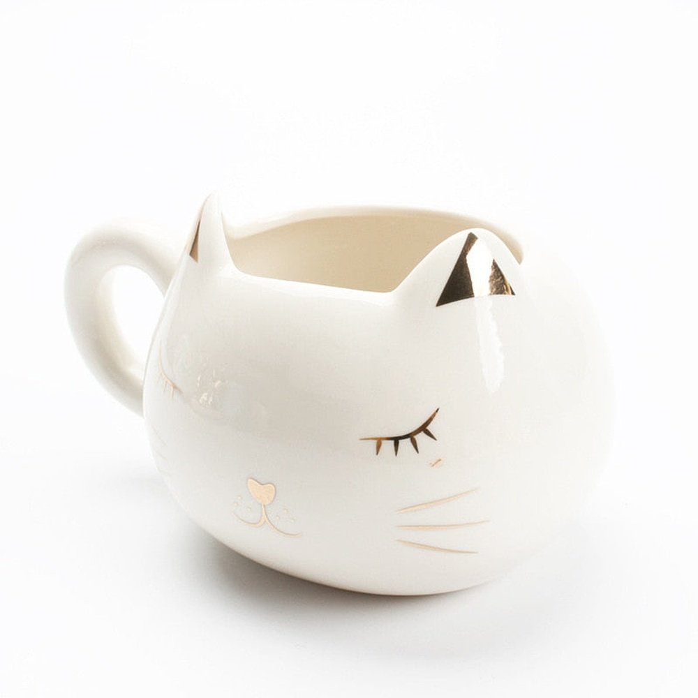 Cute Animal Ceramic Mug - Cat-Furever Adorable