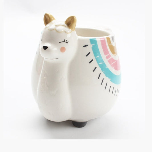 Cute Animal Ceramic Mug - Liama-Furever Adorable