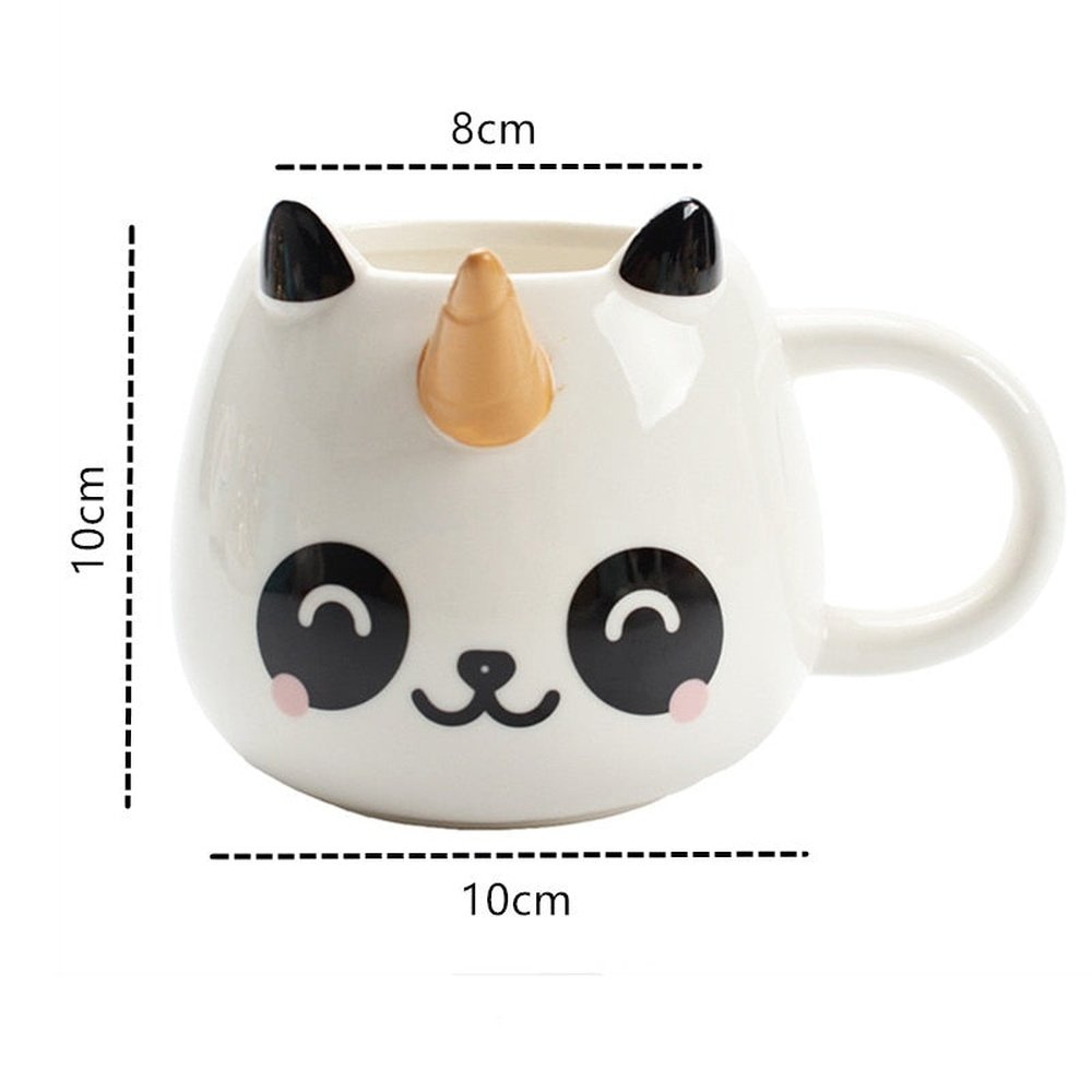 Cute Animal Ceramic Mug - Liama-Furever Adorable