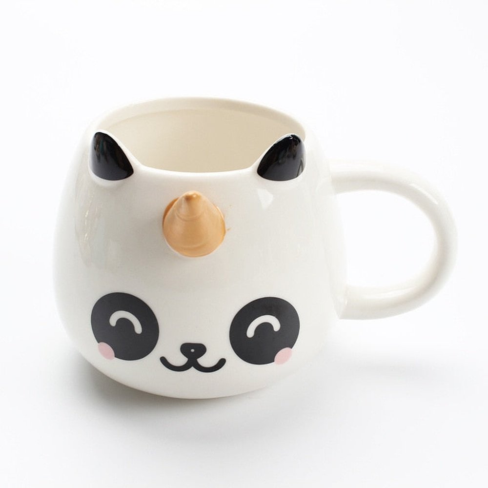 Cute Animal Ceramic Mug - Panda-Furever Adorable