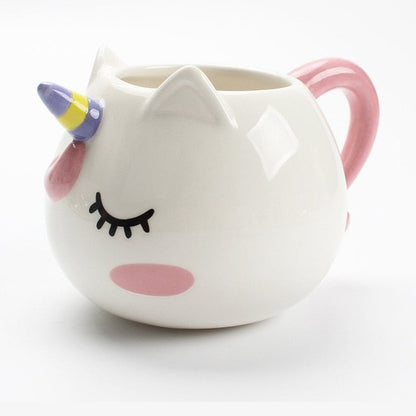 Cute Animal Ceramic Mug - Unicorn-Furever Adorable