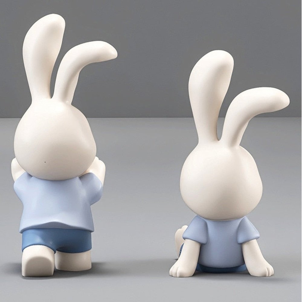 Cute Bunny Bookends Decor-Furever Adorable