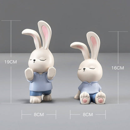 Cute Bunny Bookends Decor-Furever Adorable