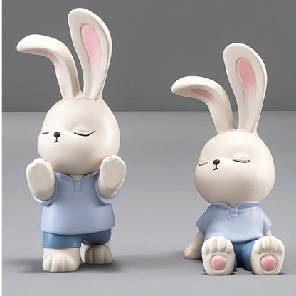 Cute Bunny Bookends Decor-Furever Adorable