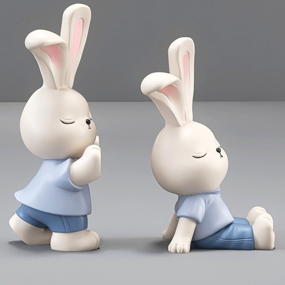 Cute Bunny Bookends Decor-Furever Adorable