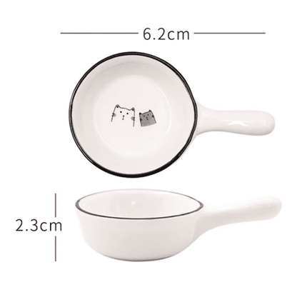 Cute Cat Ceramic Saucer-Furever Adorable