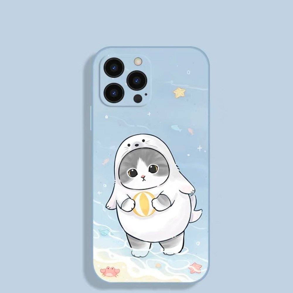 Cute Panda Patterned Silicone Phone Case-Furever Adorable