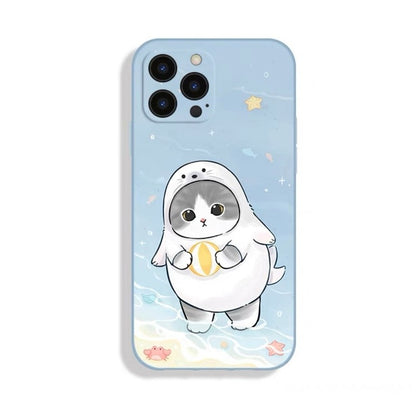 Cute Panda Patterned Silicone Phone Case-Furever Adorable