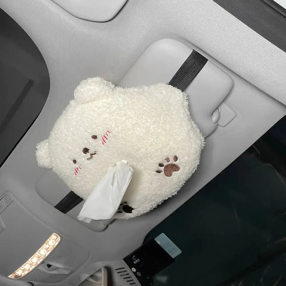 Cute Animal Car Tissue Box Holder-Furever Adorable