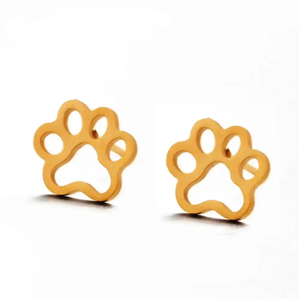 Cute Pet Paw Patterned Stud Earrings for Female-Furever Adorable