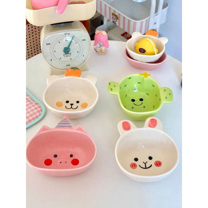 Cute Cartoon Ceramic Dip Bowl-Furever Adorable