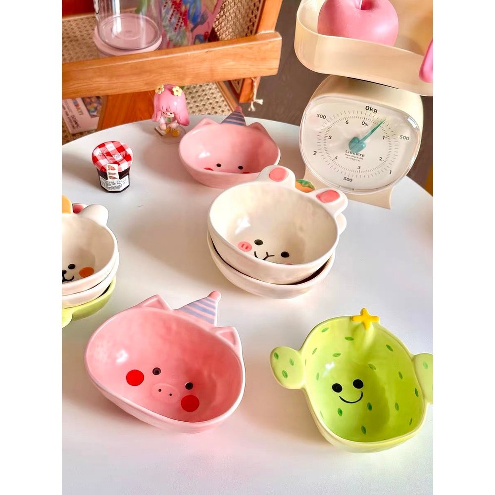 Cute Cartoon Ceramic Dip Bowl-Furever Adorable