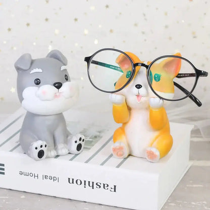 Cute Puppy Eyeglasses Holder Stand-Furever Adorable