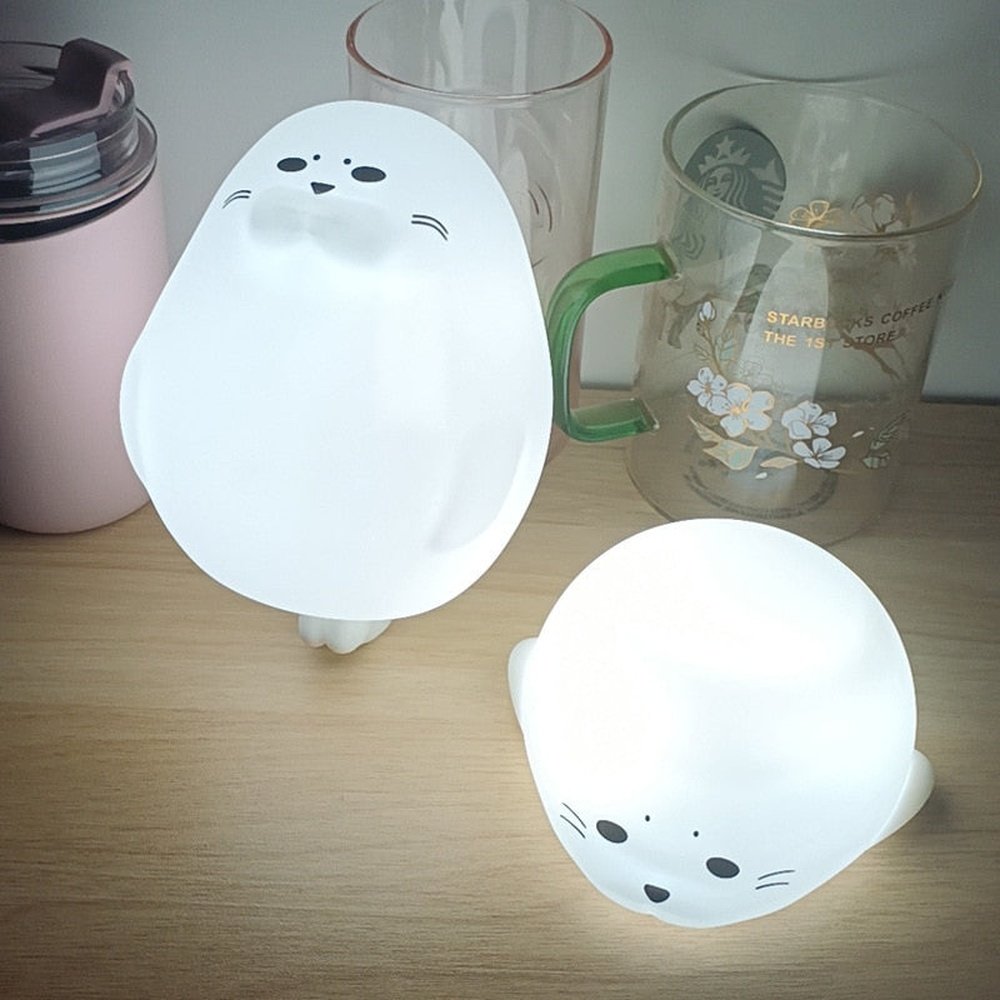 Cute Seal Night Light-Furever Adorable