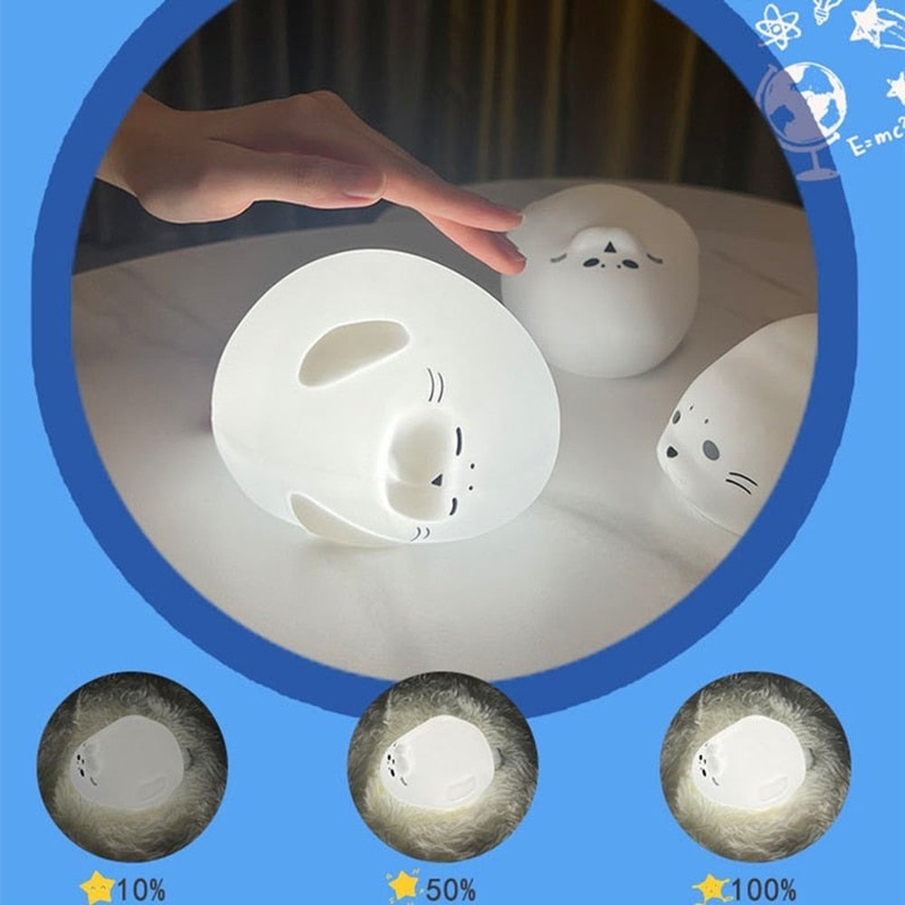 Cute Seal Night Light-Furever Adorable