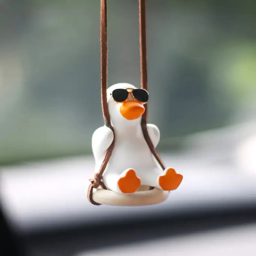 Cute Swing Duck Car Hanging Ornament-Furever Adorable