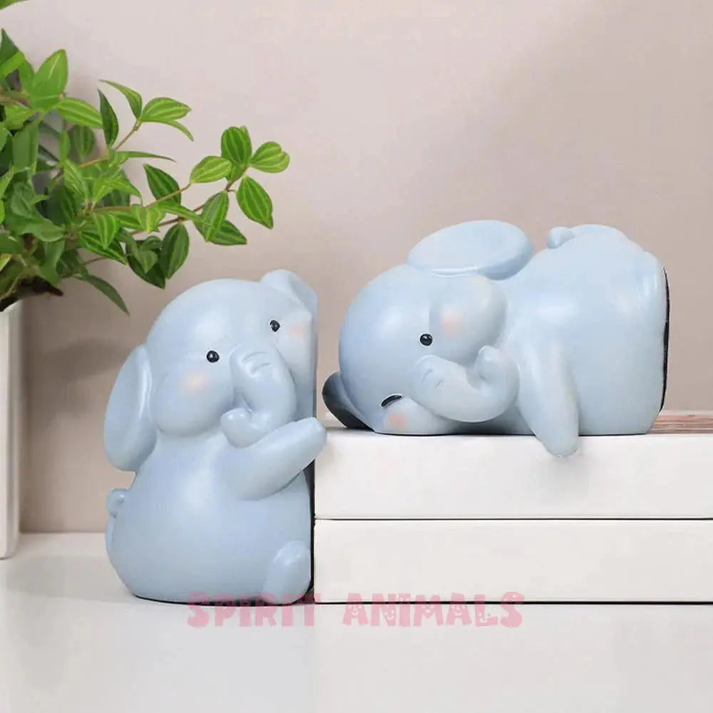 Elephants Decorative Bookends-Furever Adorable