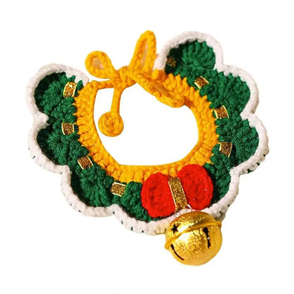 Festive Hand-Woven Pet Collar-Furever Adorable