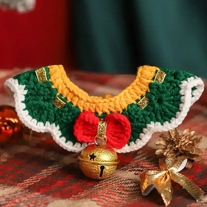 Festive Hand-Woven Pet Collar-Furever Adorable