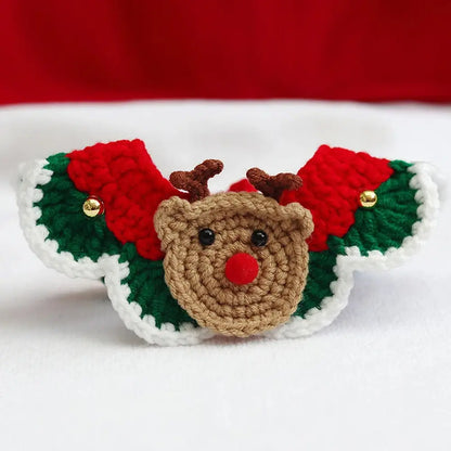 Festive Hand-Woven Pet Collar-Furever Adorable