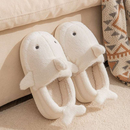 Furry Shark Slippers-Furever Adorable