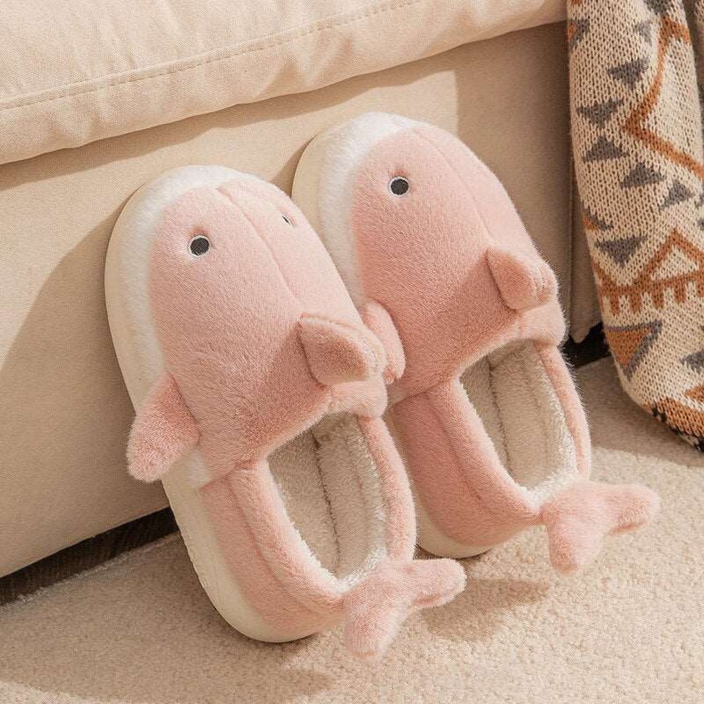 Furry Shark Slippers-Furever Adorable