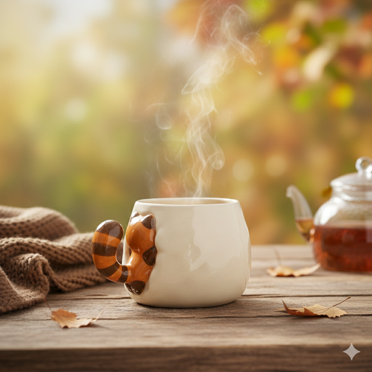 Paw-sitively Cute: Red Panda Hugging Ceramic Mug - Aesthetic & Giftable Coffee Buddy Furever Adorable 
