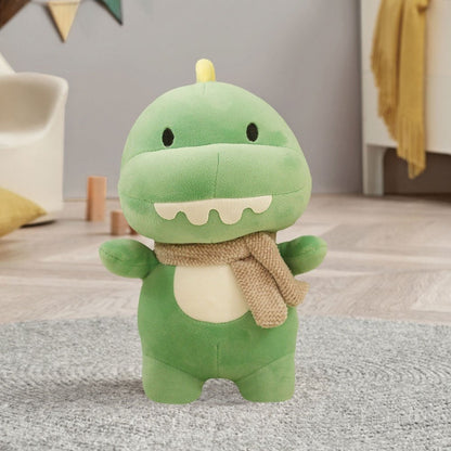 Green Dinosaur Standing Doll Plush Animal Toy-Furever Adorable