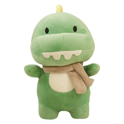 Green Dinosaur Standing Doll Plush Animal Toy-Furever Adorable