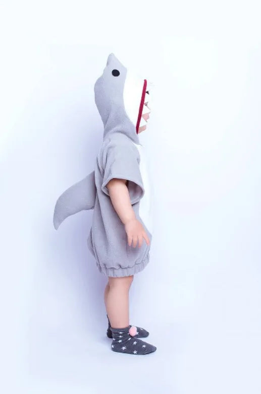 Halloween Child Kids Boy Girl New Year Carnival Party Shark Cos Clothing Funny Shark Animals Cosplay Costumes Furever Adorable