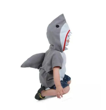 Halloween Child Kids Boy Girl New Year Carnival Party Shark Cos Clothing Funny Shark Animals Cosplay Costumes Furever Adorable