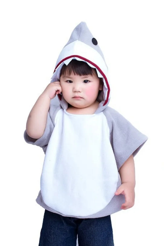 Halloween Child Kids Boy Girl New Year Carnival Party Shark Cos Clothing Funny Shark Animals Cosplay Costumes Furever Adorable