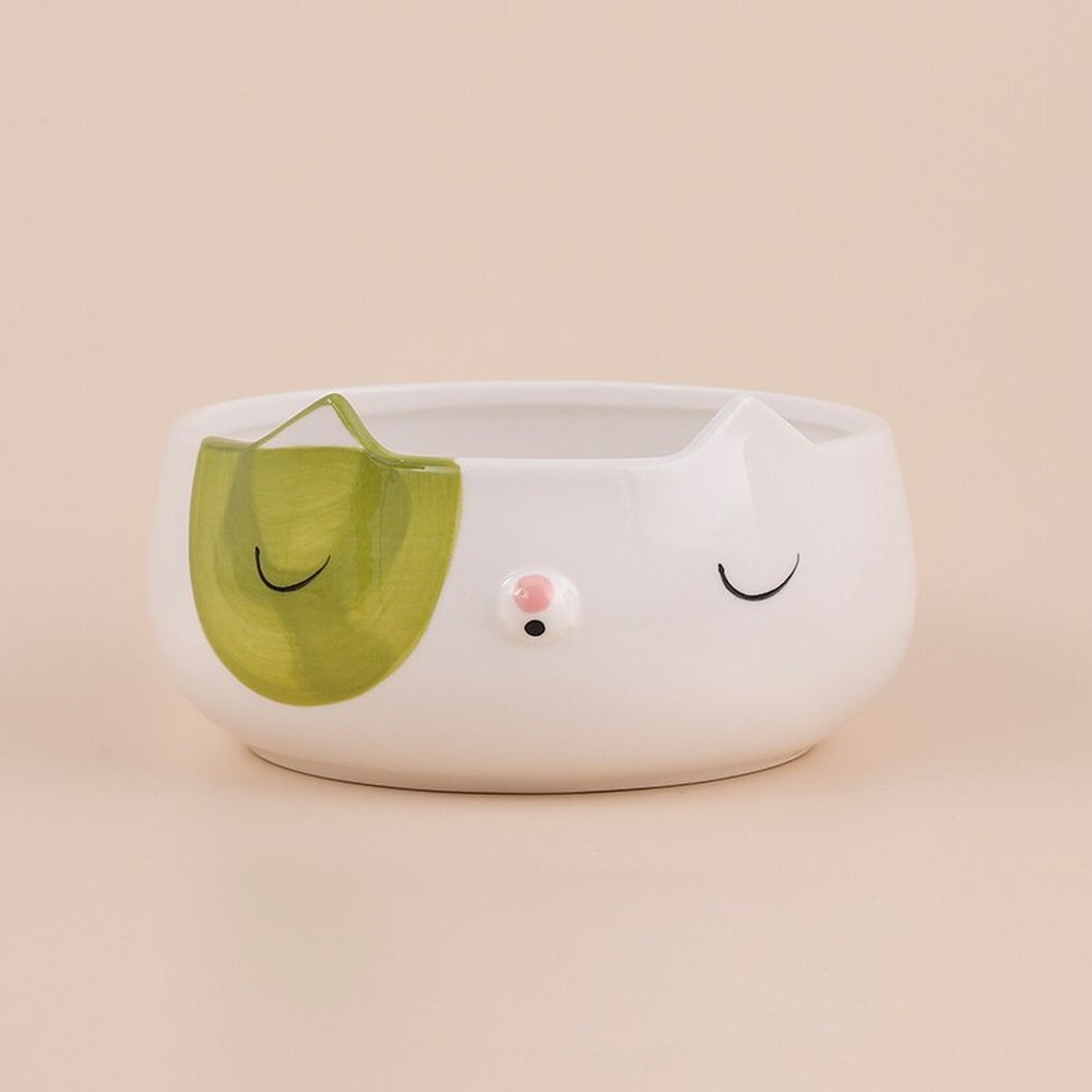 Hand-Painted Animal Bowls for Salad-Furever Adorable