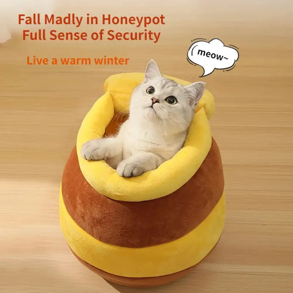 Honey Pot Shape Pet Bed-Furever Adorable